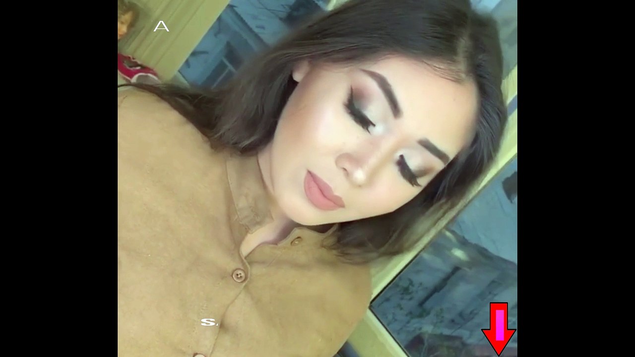 Fille vidéo maquillage yeux yeux yeux