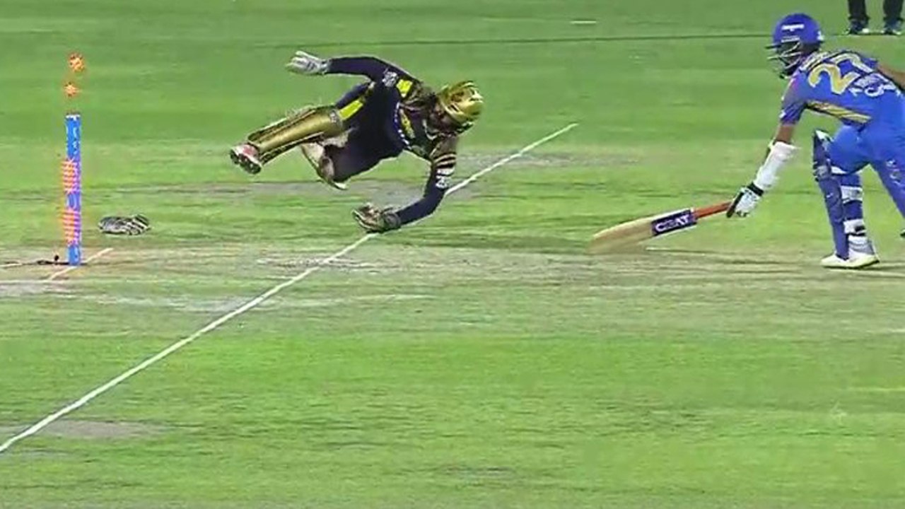 IPL 2018: Dinesh Karthik AMAZING stumping makes him SUPERMAN on Social Media । वनइंडिया हिंदी