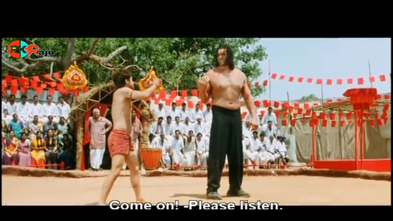 Rajpal_Yadav_fights_The_Great_Khali_in_the_ring [RK RAJU]