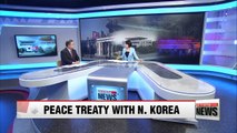 Discussions over establishing peace treaty with N. Korea