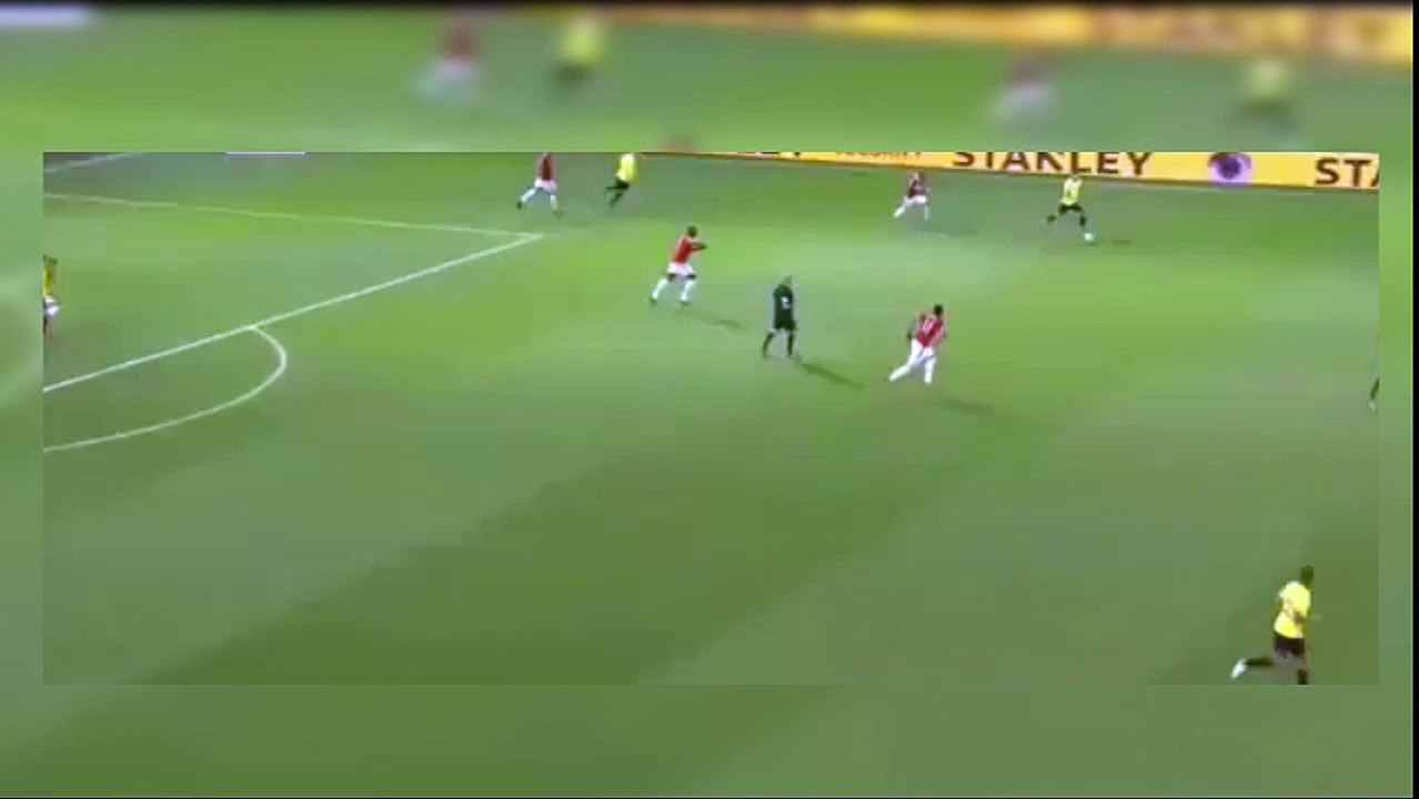 Man Utd fans singing an anti-Leeds song during their game against Watford
