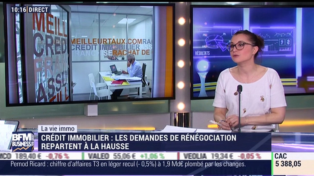 Marie Coeurderoy: Les demandes de renégociation de crédit immobilier repartent à la hausse - 19/04