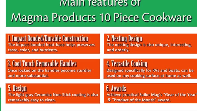 Magma Products 10 Piece Stainless Steel Cookware Set Review