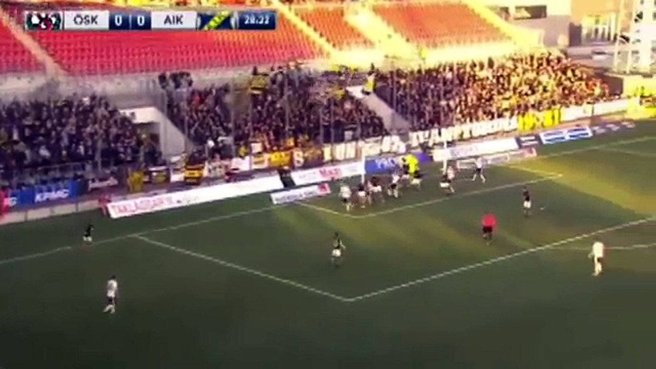 Oerebro 1:0 AIK (Sweden. Allsvenskan. 18 April 2018)