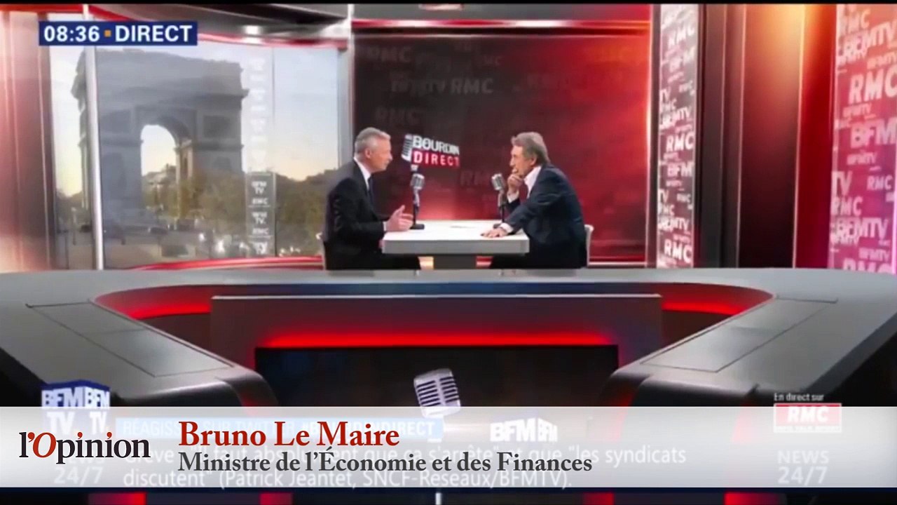 Bruno Le Maire – Grèves: «Je ne crois pas à la convergence des luttes»