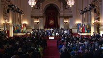 Charles and Theresa May speak at CHOGM opening ceremony