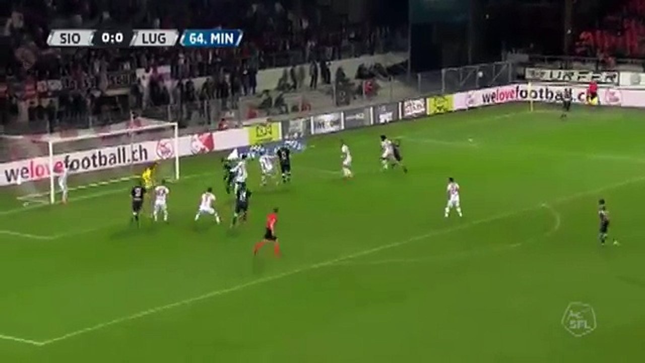 Sion 0:1 Lugano (Switzerland. Super League. 18 April 2018)