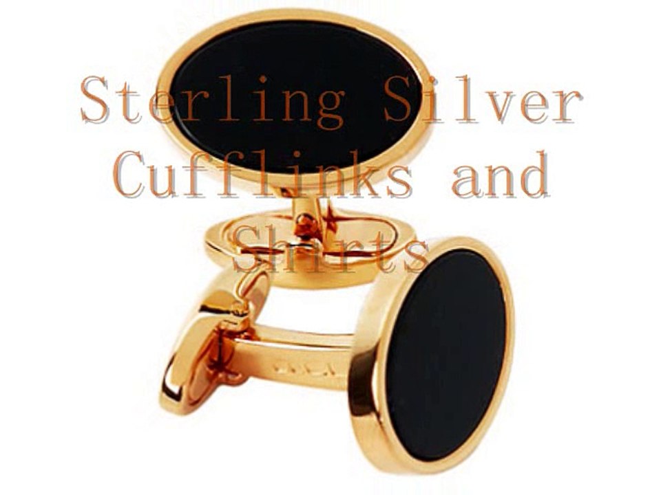 Sterling Silver Cufflinks and Shirts