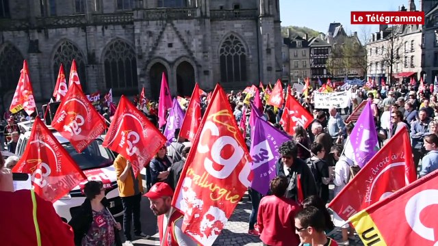 Quimper. Près de 700 manifestants dans la rue