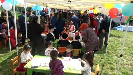 Minik öğrenciler hayallerini resme döktü