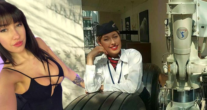 Sosyal Medyada Ünlü Olan Güzel Hostes İstifa Edip Cinsel İçerikli Film Yıldızı Oldu