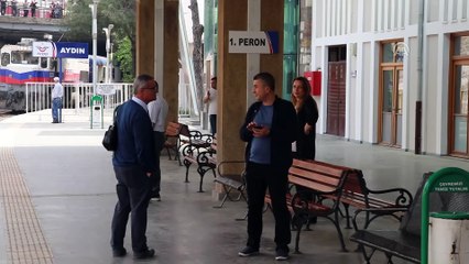 Yük treni raydan çıktı - AYDIN