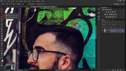 Photoshop Tutorial   Galaxy Logo Design From Face