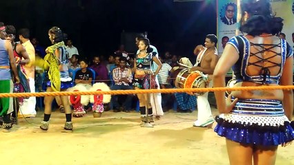 இப்படியொரு கரகாட்டத்தை நீங்கள் பார்த்ததுண்டா? அதிர்ச்சி வீடியோ