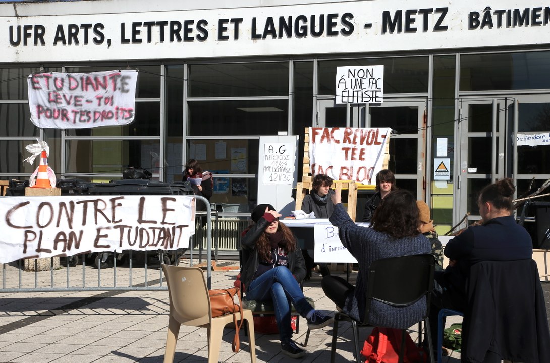 Metz : le blocage total décidé sur le campus du Saulcy
