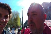 Laurent Delaporte (CGT portuaire) / (Manifestation du 19/04/2018)