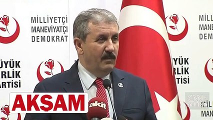 BBP lideri Destici�den erken seçim açıklaması