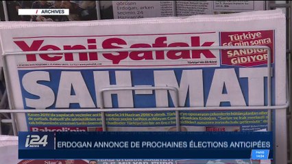 Turquie: Recep Tayyip Erdogan annonce des élections anticipées