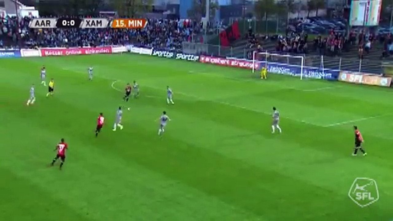 Aarau 1:0 Xamax (Switzerland. Challenge League. 18 April 2018)