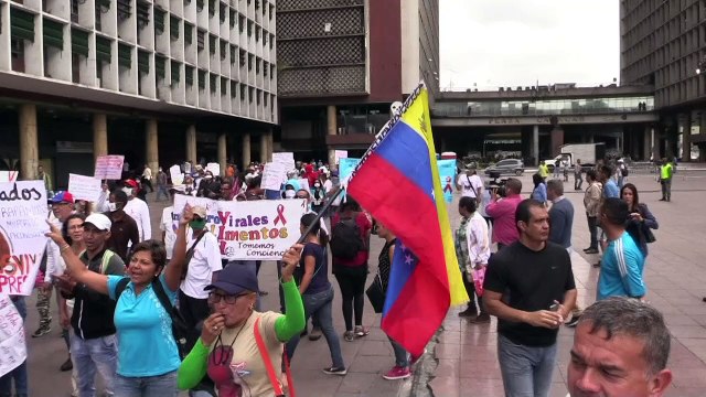 Pacientes venezolanos con VIH exigen antirretrovirales