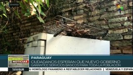 Paraguayos esperan que nuevo gobierno disminuya la desigualdad social
