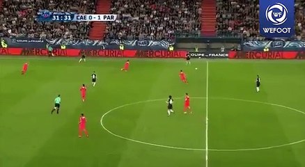 Ce dribble de fou de Mbappé à Caen en Coupe de France
