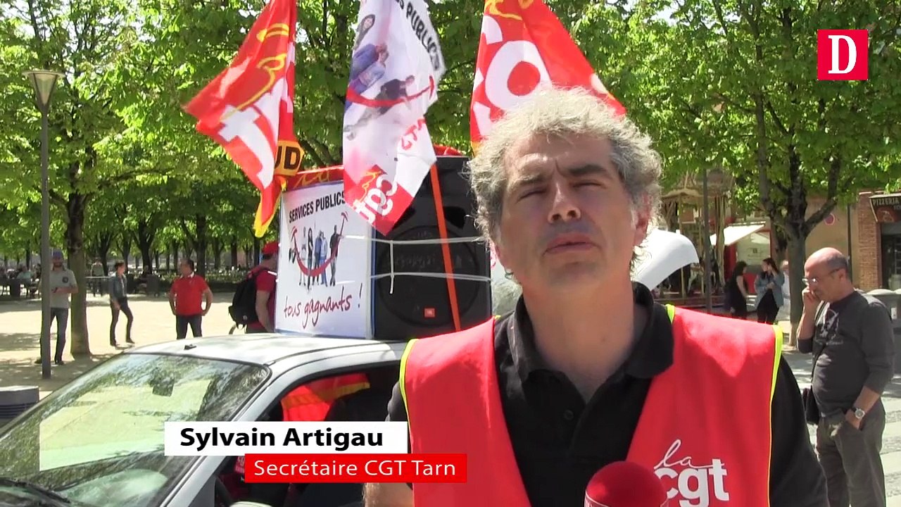 Manifestation à Albi