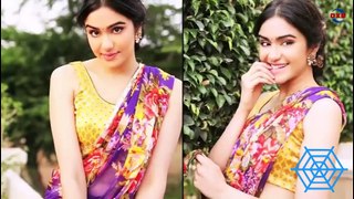 Actress Ada Sharma cute Saree photoshoot