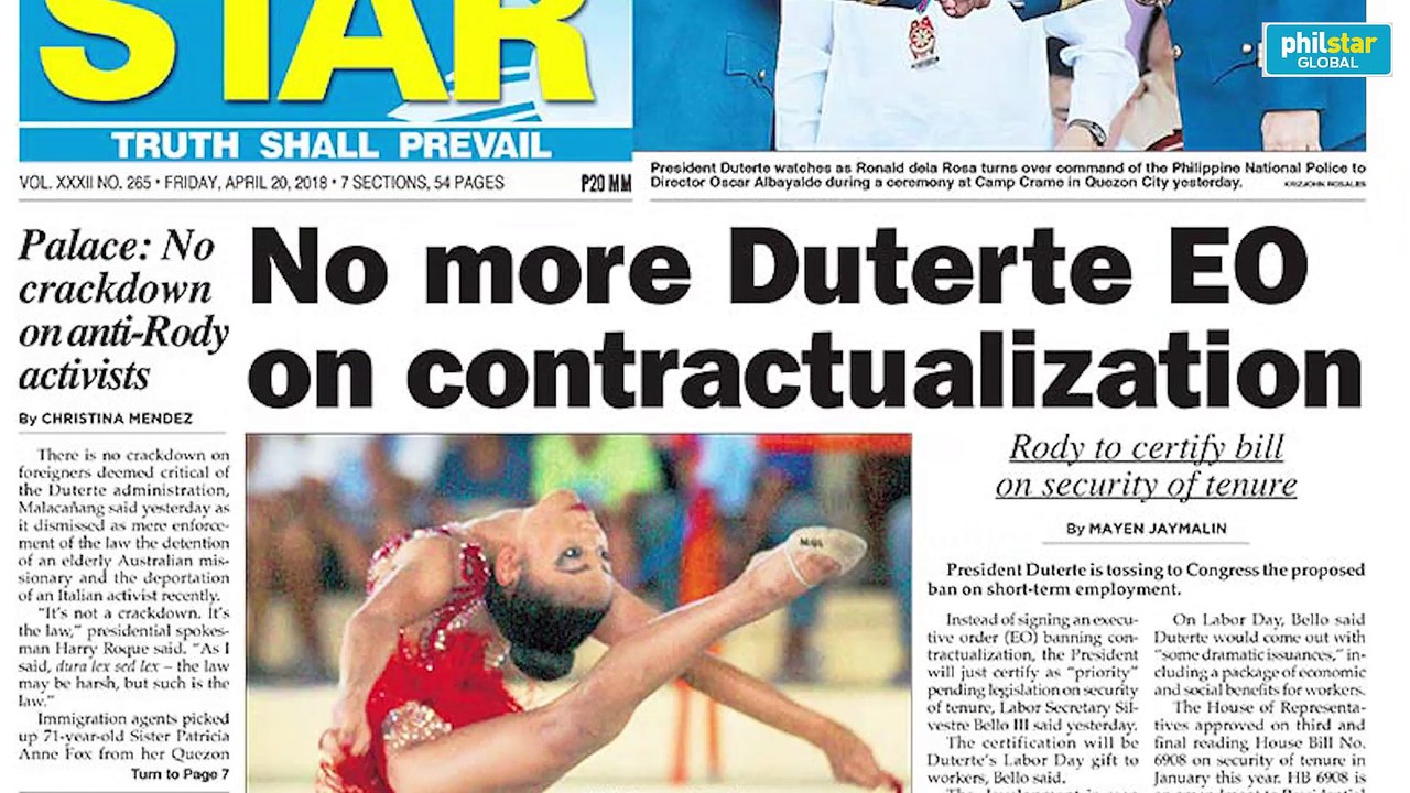 Postscript April 20, 2018
