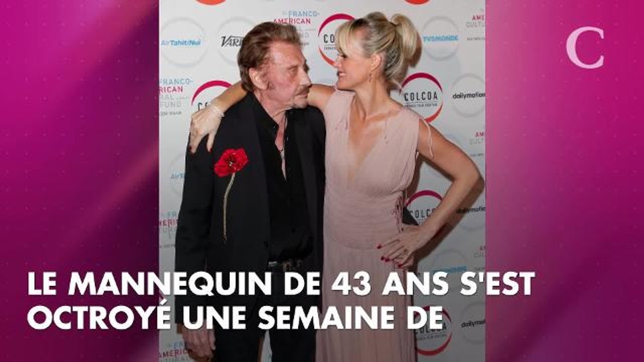 Laeticia Hallyday est allée se recueillir sur la tombe de Johnny seule dans la nuit