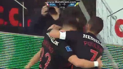 Gustav Wikheim Goal HD - Midtjylland 1-0 Brondby 19.04.2018