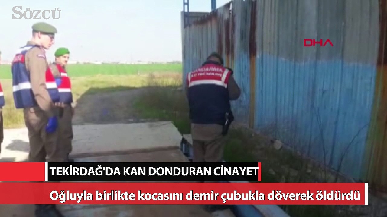 Tekirdağ'da kan donduran cinayet
