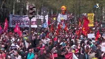 Manifestation à Paris : infirmiers, étudiants et retraités côte à côte dans la rue