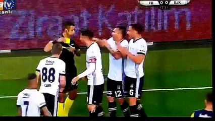 Fenerbahce - Besiktas Pepe red card 19.04.17
