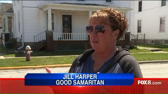 Woman Catches 18-Month-Old Was Dangling from Home`s Gutter