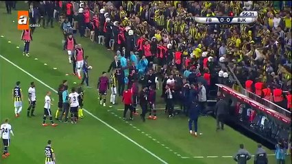 Fenerbahçe - Beşiktaş derbisinde gergin anlar - 19 Nisan 2018