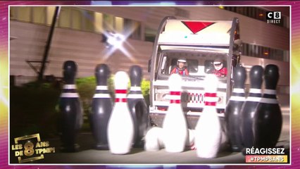 Bowling géant : énorme frayeur pour Isabelle Morini-Bosc au volant d'un camion
