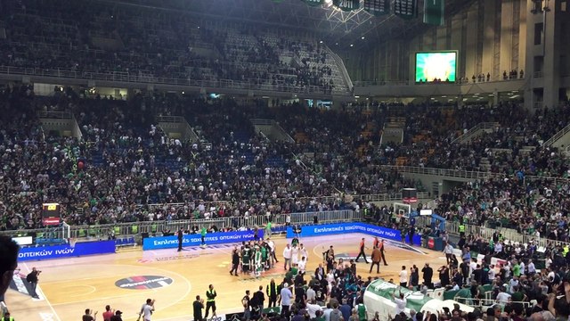 Παναθηναϊκός - Ρεάλ Μαδρίτης Game 2 | Χειροκρότημα στο τέλος