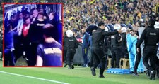 Fenerbahçe-Beşiktaş Derbisinde Yaşanan Koridor Kavgası Kameralara Yansıdı