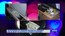 90 Pounds of Opioids Seized in Largest Drug Bust in NY County`s History