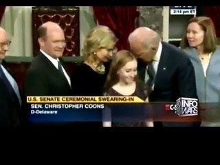 Perturbardor y Morboso. Joe Biden Tanteando Niñitas.