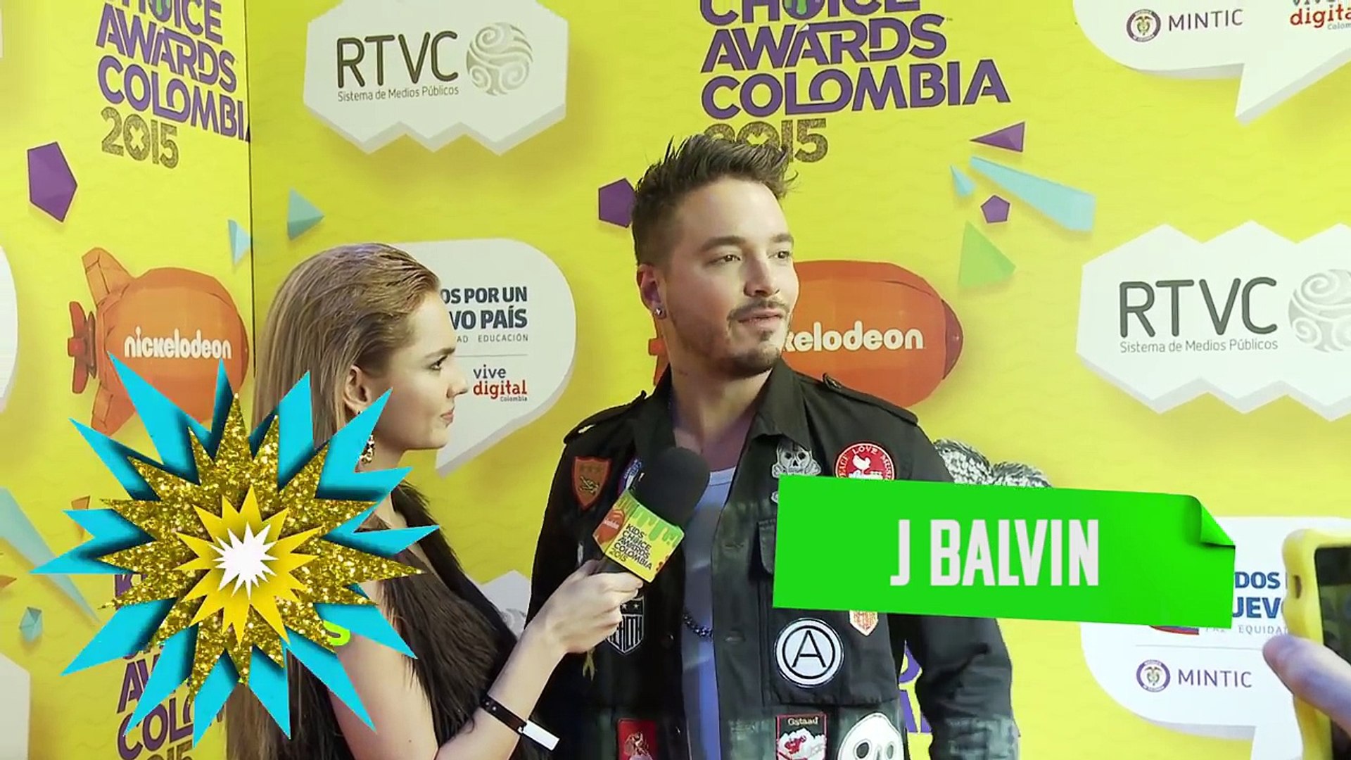⁣J Balvin - Kids' Choice Awards Colombia 2015 - Mundonick Latinoamérica