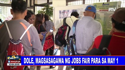 DOLE, magsasagawa ng job fair para sa May 1