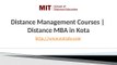 Distance MBA in Kota | Correspondence Management Courses | MIT School of  Distance Learning