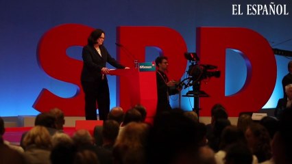 El SPD alemán elige a Nahles como jefa del partido con un 66% de los votos