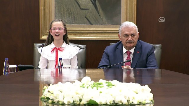 Başbakan Yıldırım, Çankaya Köşkü'nde çocukları kabul etti (2) - ANKARA
