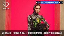 Versace Presents Teddy Quinlivan for Formal vs Casual Women's Fall/Winter 2018 | FashionTV | FTV