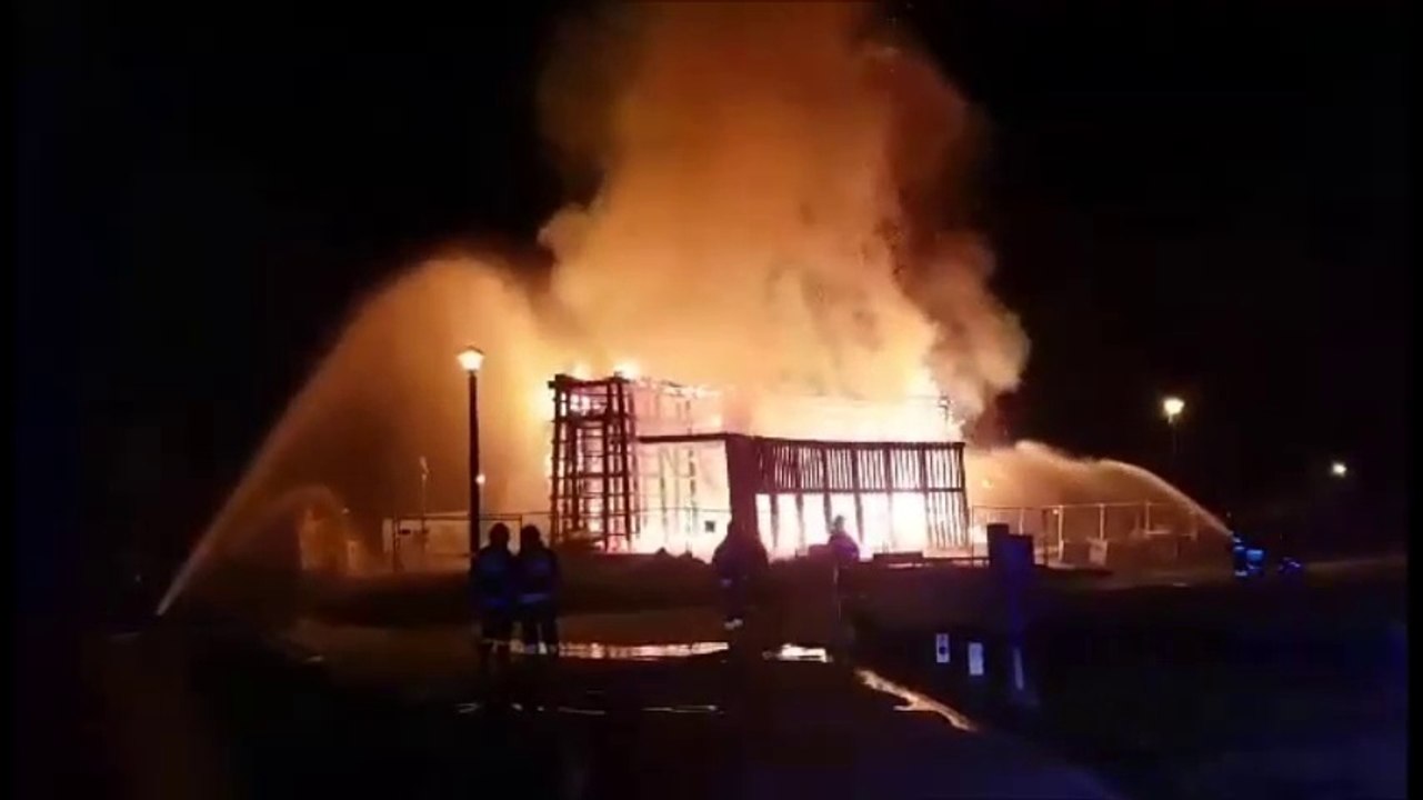 Nowa Huta. Pożar tężni solankowej