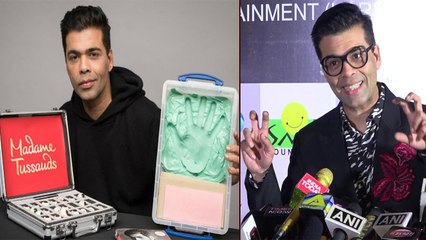 Karan Johar REACTS On His Wax Statue In Madame Tussauds