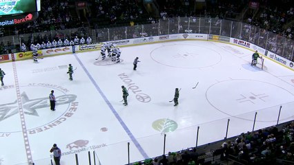 The Texas Stars defeat The Ontario Reign 4-3 in OT & win the 1st playoff game in best of 5 series.